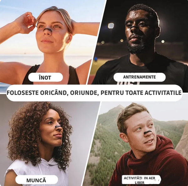 Bandă nazală pentru respirație fără griji